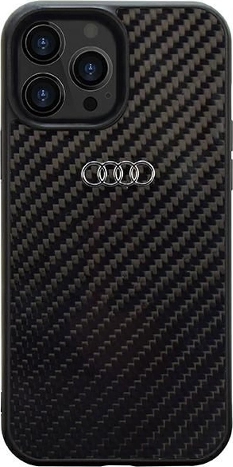Audi Audi Carbon Fiber iPhone 13 Pro Max 6.7` czarny/black hardcase AU-TPUPCIP13PM-R8/D2-BK