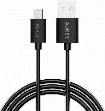 Aukey USB-A - cablu microUSB 1,2 m negru (CB-D12 OEM)