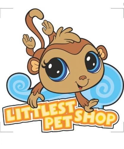 Autocolant decorativ BOO Monkey Littlest Pet Shop , 33x88 cm , Multicolorat