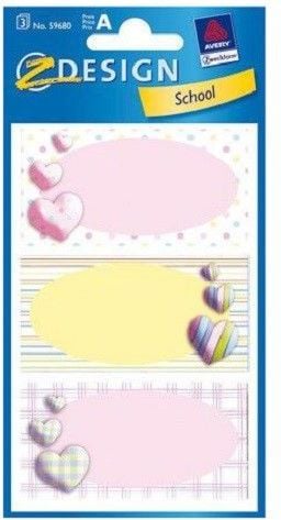 Autocolante Avery Zweckform Heart Notebook (106821)