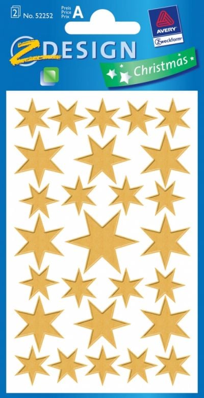 Autocolante Zdesign Steaua Aurie de Crăciun (241443)