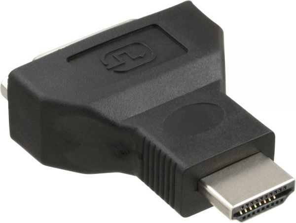 AV InLine HDMI - Adaptor DVI-D negru (17670)