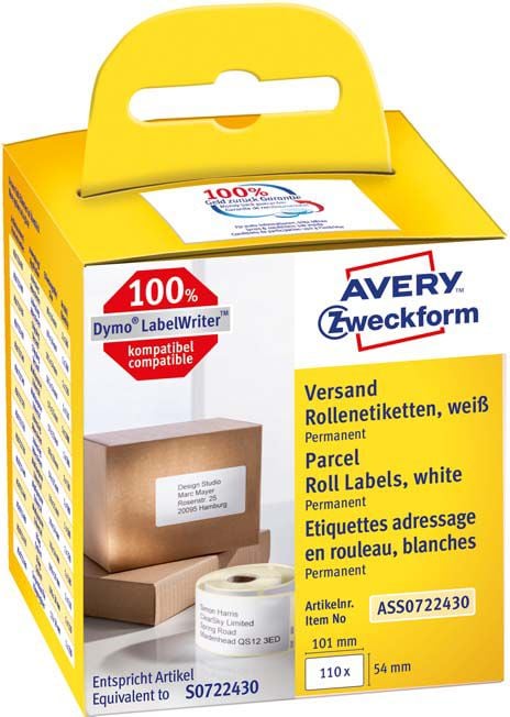 Banda eticheta avery zweckform ETYK.ZF UNIWERSAL.NA ROLUL 101X54 110ETYK - ASS0722430