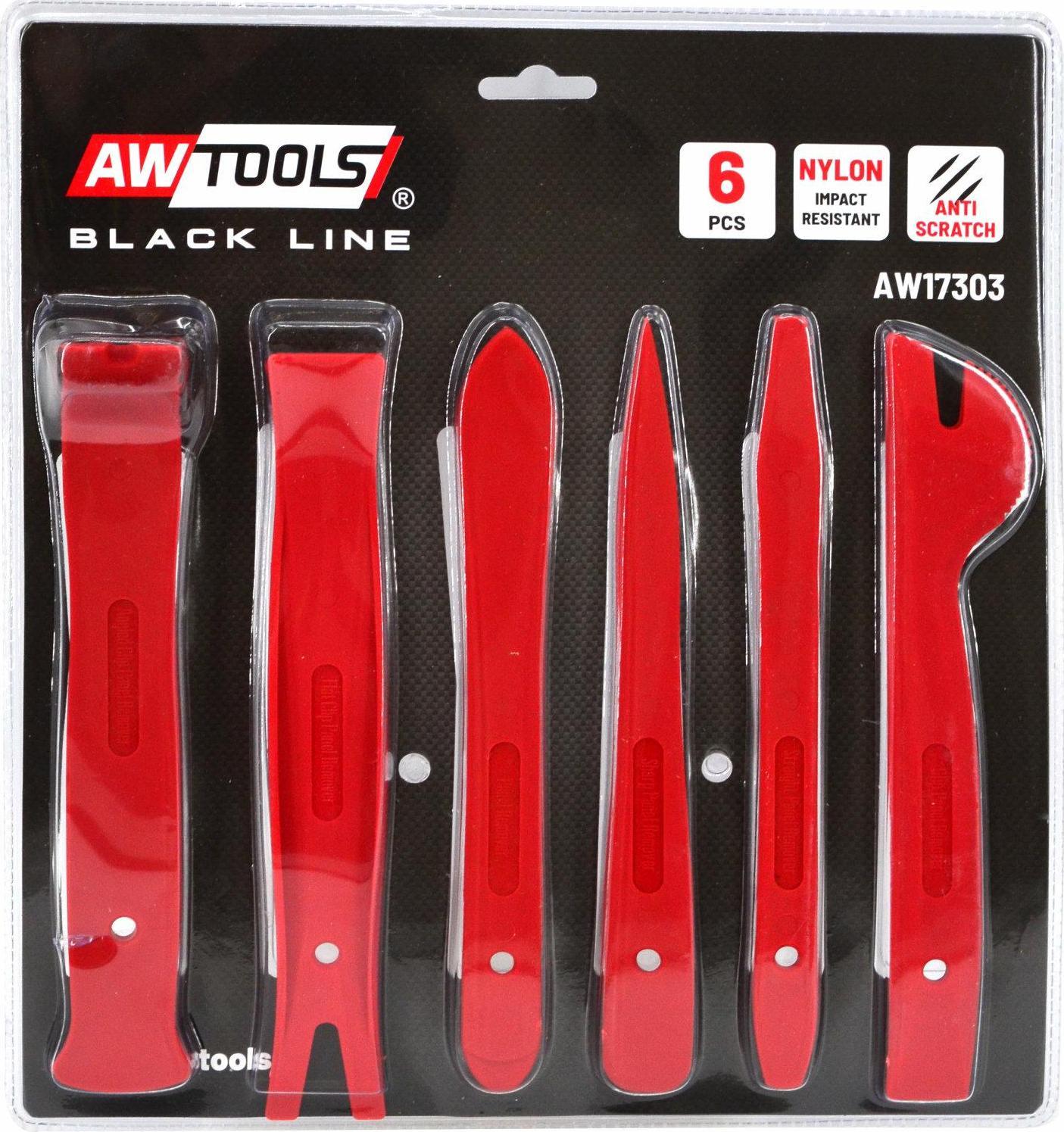 AWTools AWTOOLS SET TRACTORI TAPIERI NYLON 6 buc. AW17303