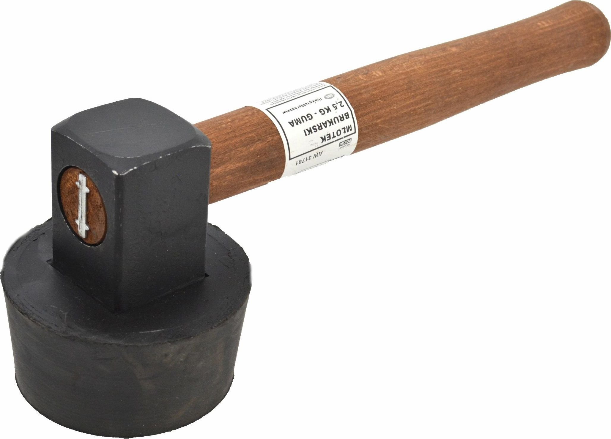 AWTOOLS Mallet 2,5 kg de AW31761 cauciuc vulcanizat