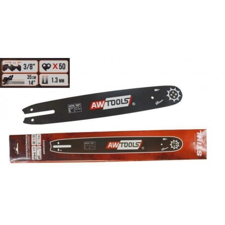 Ghid de ferăstrău AWTools 35 cm 14` 1,3 mm 3/8` pentru STIHL (AW80053)