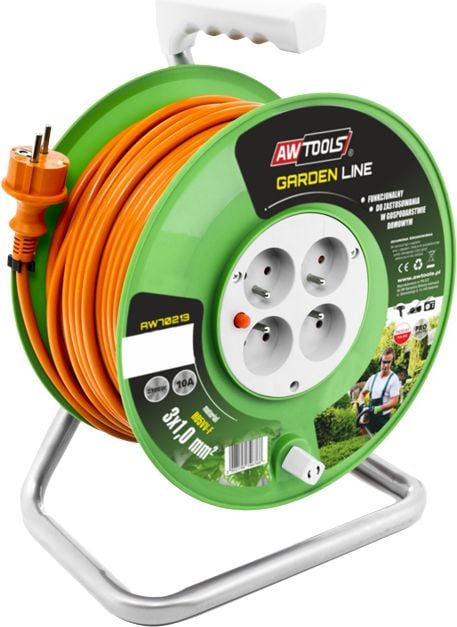 reel Extensie scaun de grădină 3 Linia 4 x 1mm 10A 15m (AW70211)