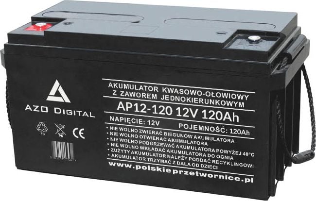 Accesorii UPS-uri - întreținere fără baterie VRLA AGM 12V 120Ah AP12-120