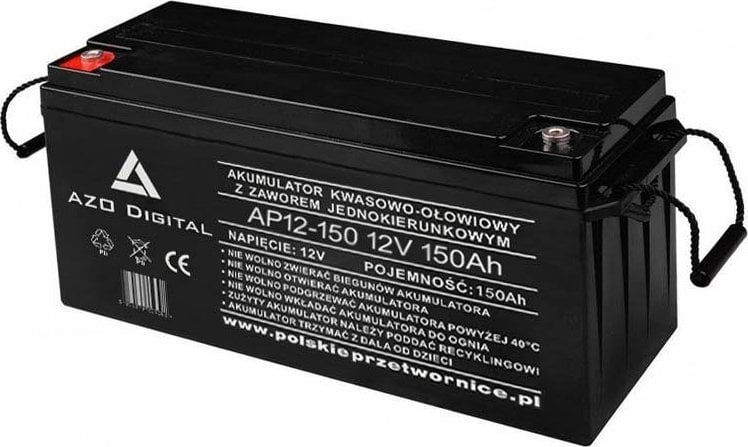 Baterie digitală Azo AZO VRLA AGM fără întreținere AP12-150 12V 150Ah