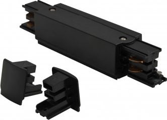 Azzardo Conector sursă șină centrală + 2 capace de capăt AZzardo AZ2977