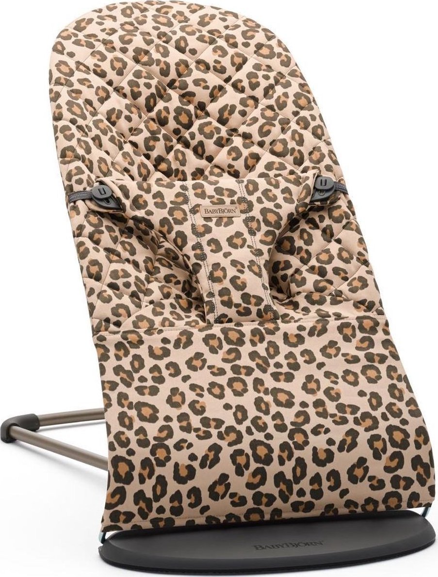 BabyBjorn BABYBJORN - Bouncer BLISS COTTON, Bej/Leopard