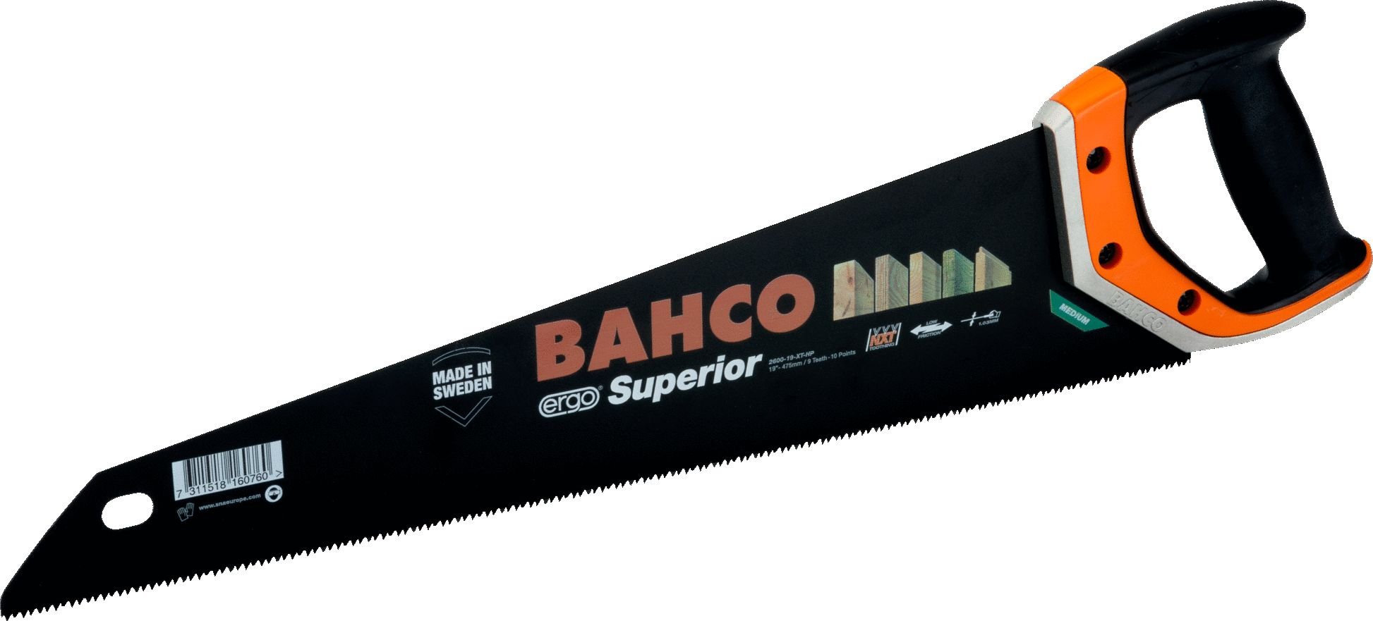 Bahco Ferăstrău de mână BAHCO 550mm SUPERIOR BAH2600-22-XT-HP