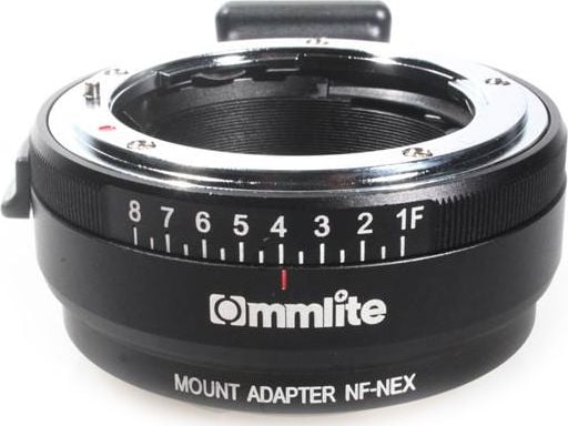 Baionetă adaptor Commlite COMIX CM-NF-NEX - Nikon F / Sony E