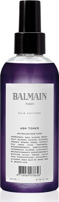 Balmain Ash Toner Balsam de par eliminand nuanta galbena 200ml