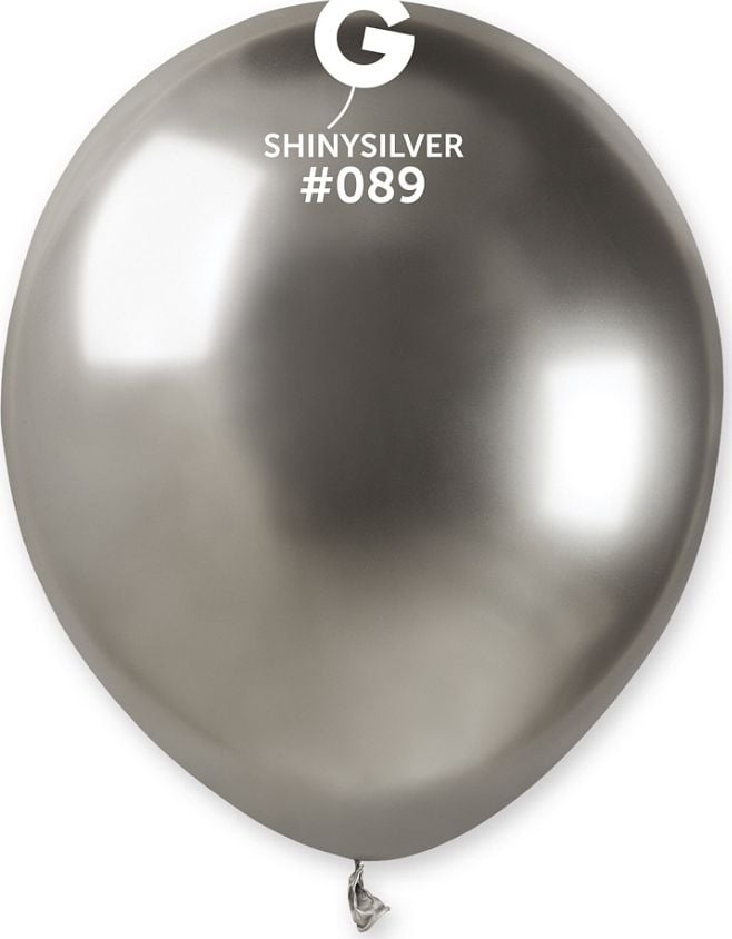 Baloane Gemar Chrome Silver, AB50, 13 cm, 100 buc.