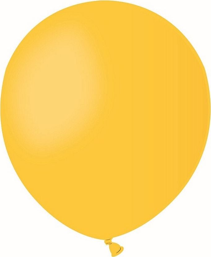 Baloane Gemar pastel galben închis, A50, 13 cm, 100 buc.