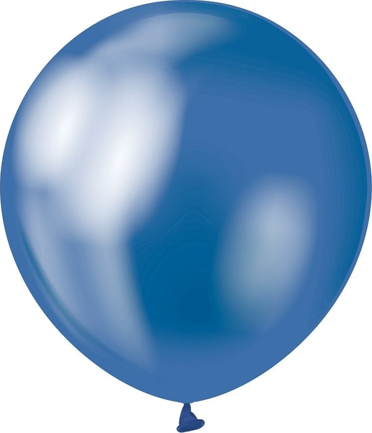 Baloane GoDan Chrome Blue, B&C, 13 cm, 20 buc.
