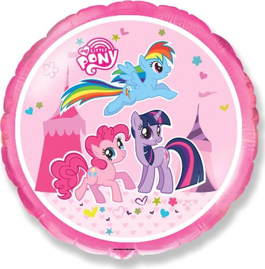 Balon cu folie Flexmetal 18` FX - `Little Pony` (rotund), ambalat