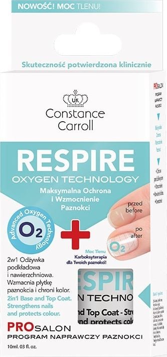 Balsam pentru unghii Nail Care Respire Oxygen Technology, Constance Carroll, Keratina, 10 ml