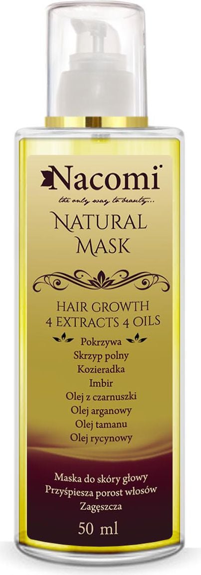 Balsam si masca de par nacomi Masca naturala la scalp 50 ml