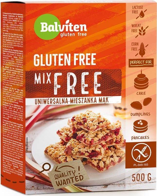 BALVITEN Mieszanka uniwersalna do wypieków bezglutenowa 500 g