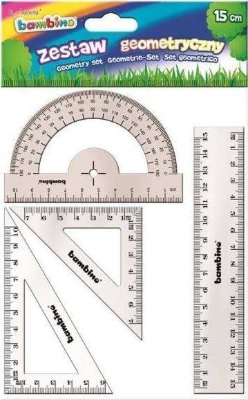 Bambino Zestaw geometryczny 4 elementowy 20cm bambino