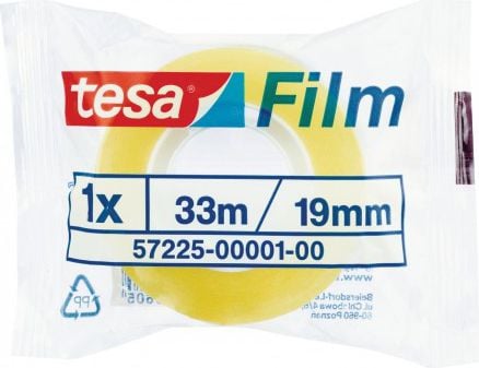 Bandă de birou Tesa tesafilm® Standard 33 m x 19 mm (57225-00001-00)