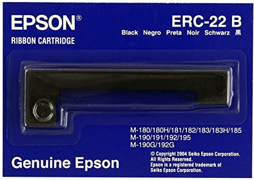 Hartie pentru case de marcat, faxuri si calculatoare - Bandă de marcat Epson ERC-22 neagră (C43S015358)