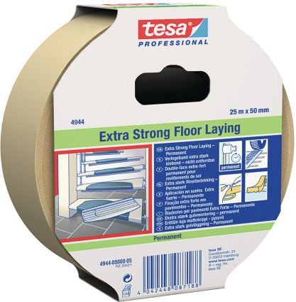 Bandă dublă pentru covoare Tesa 25 mm x 50 mm (4944)