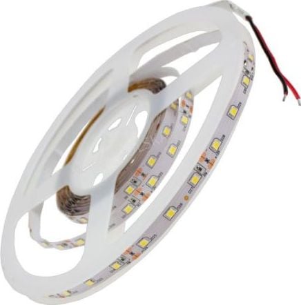 Benzi LED - Banda Led, rola 5 metri, 12V 3528 60 Leduri/M IP65 Alb Rece