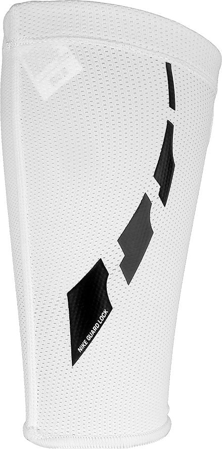 Bandaje de fotbal Nike Guard Lock Elite Sleeves alb XL (SE0173 103)