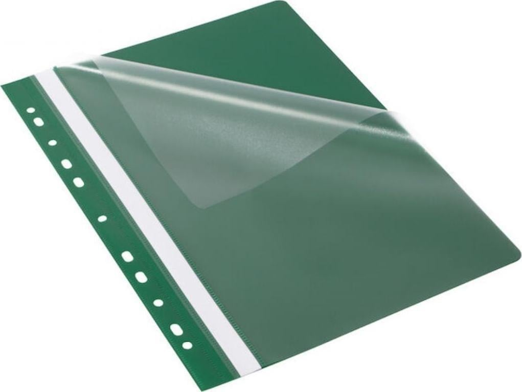 Dosare - Bantex Folder Budget PP A4 cu perf. Evo verde (25 buc)