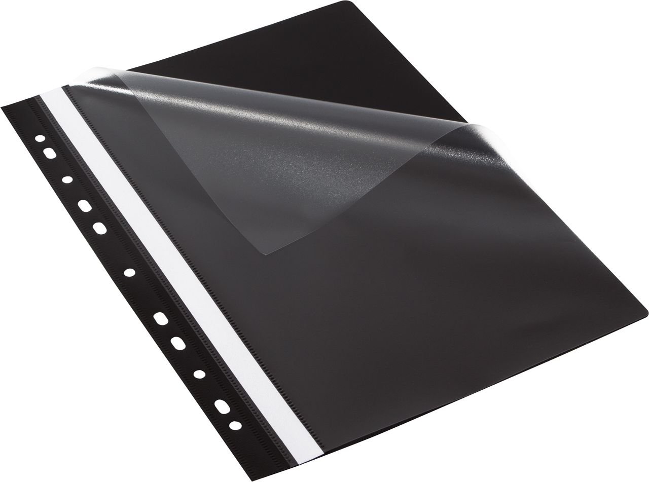 Dosare - Folder Bantex cu perforare EVO A4 negru 25 buc.