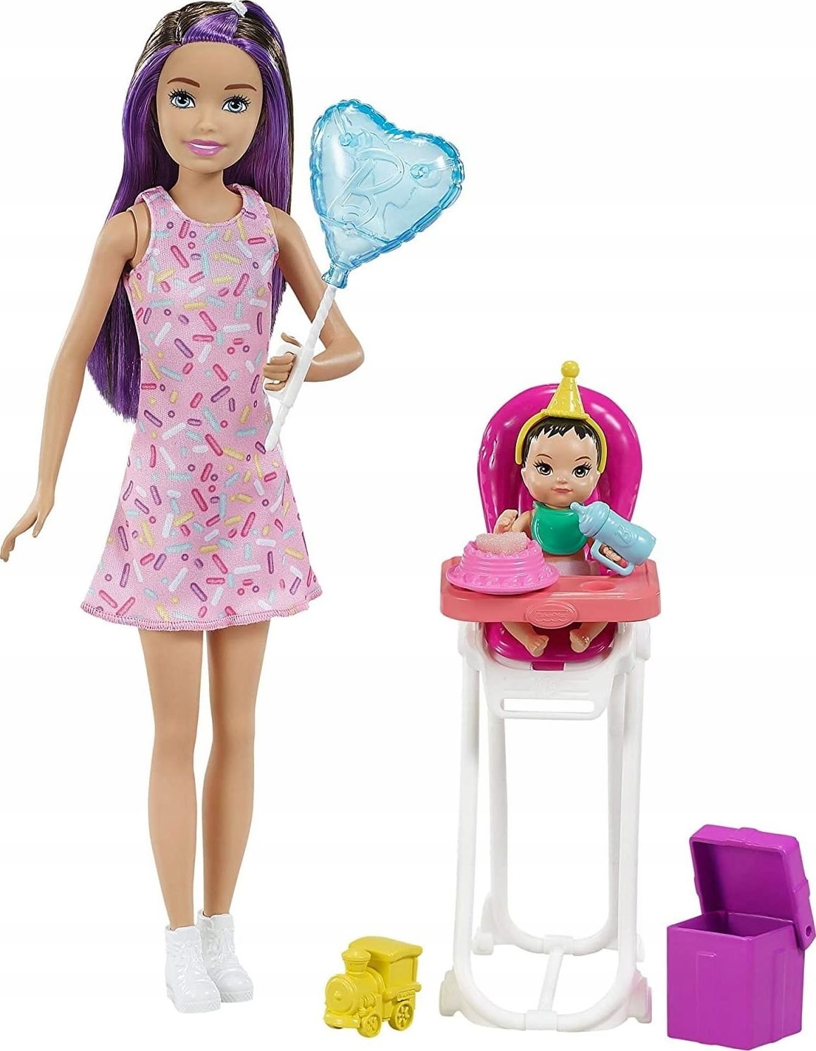 Barbie Barbie Skipper Papusa: Babysitters Club - Set aniversare (GRP40)