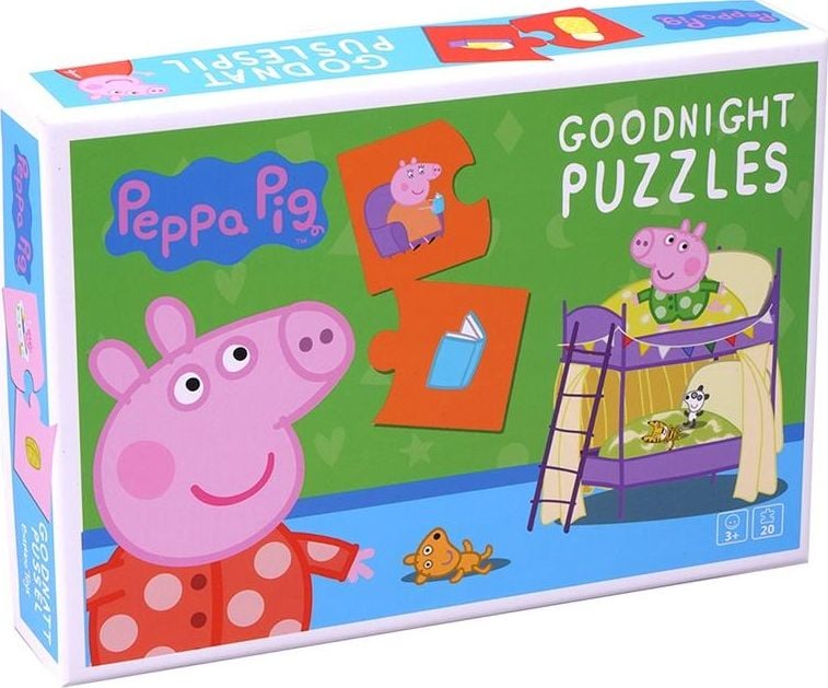Barbo Toys Puzzle pentru culcare Peppa Pig 20 el.