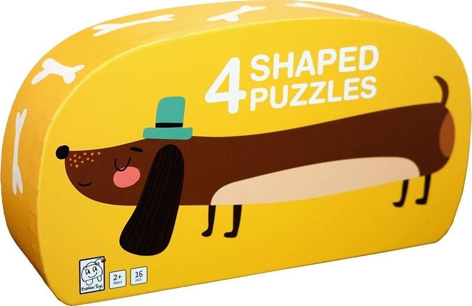 Barbo Toys Puzzle pentru copii într-o cutie decorativă Câine