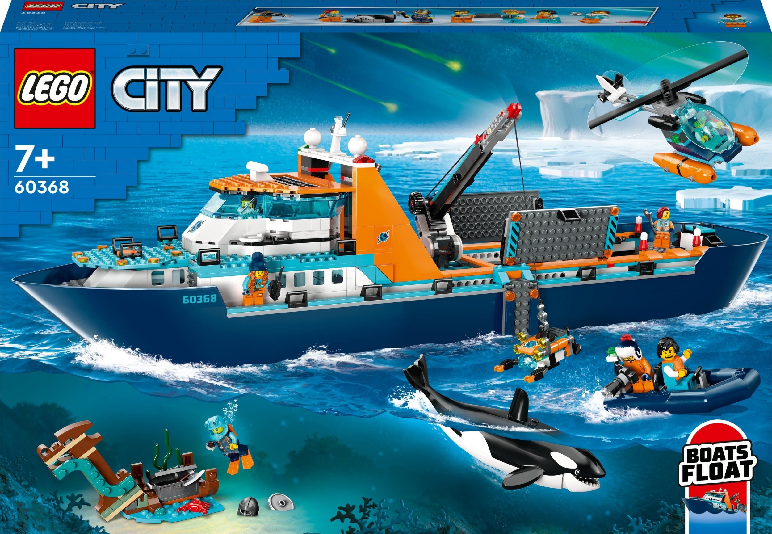 Barcă LEGO City Arctic Explorer (60368)