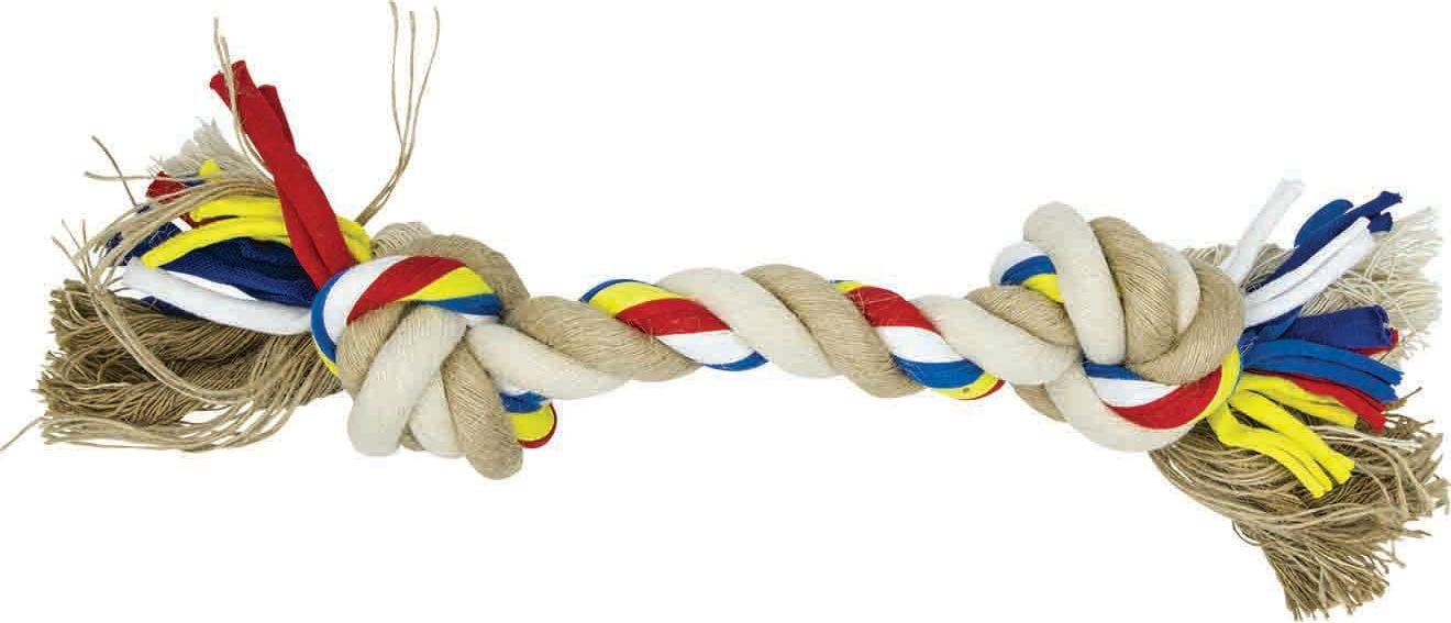 Jucarie cu noduri pentru caini, Barry King, Iuta, 32 cm, Multicolor
