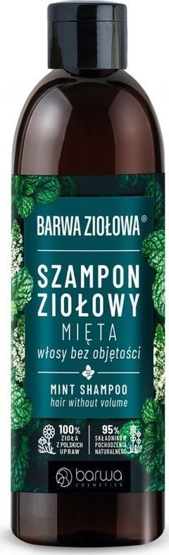 Șampon de păr Barwa Herbal fără volum Mentă 250ml