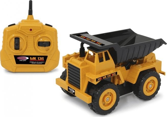 Basculanta cu telecomanda, Jamara Dump Truck, cu control pe bena, scara 1:36