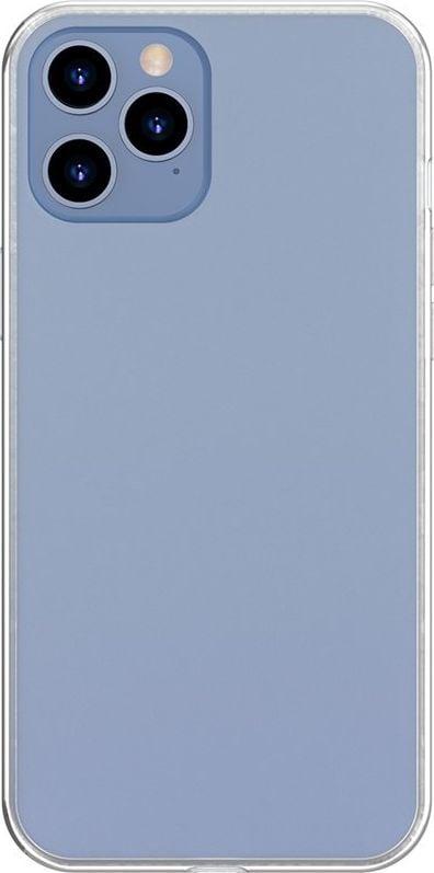 Baseus Baseus Frosted Glass Case Sztywne etui z elastyczną ramką iPhone 12 Pro Max Biały (WIAPIPH67N-WS02) uniwersalny