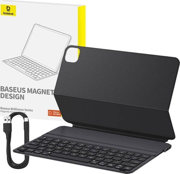 Baseus Magnetyczne etui z klawiaturą Baseus Brilliance Pad Pro12.9` (czarne)