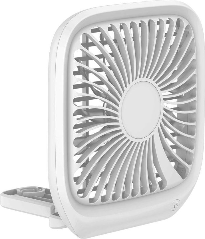 Ventilator Auto Baseus, Foldable Backseat Fan, Pentru Tetiera, Alb