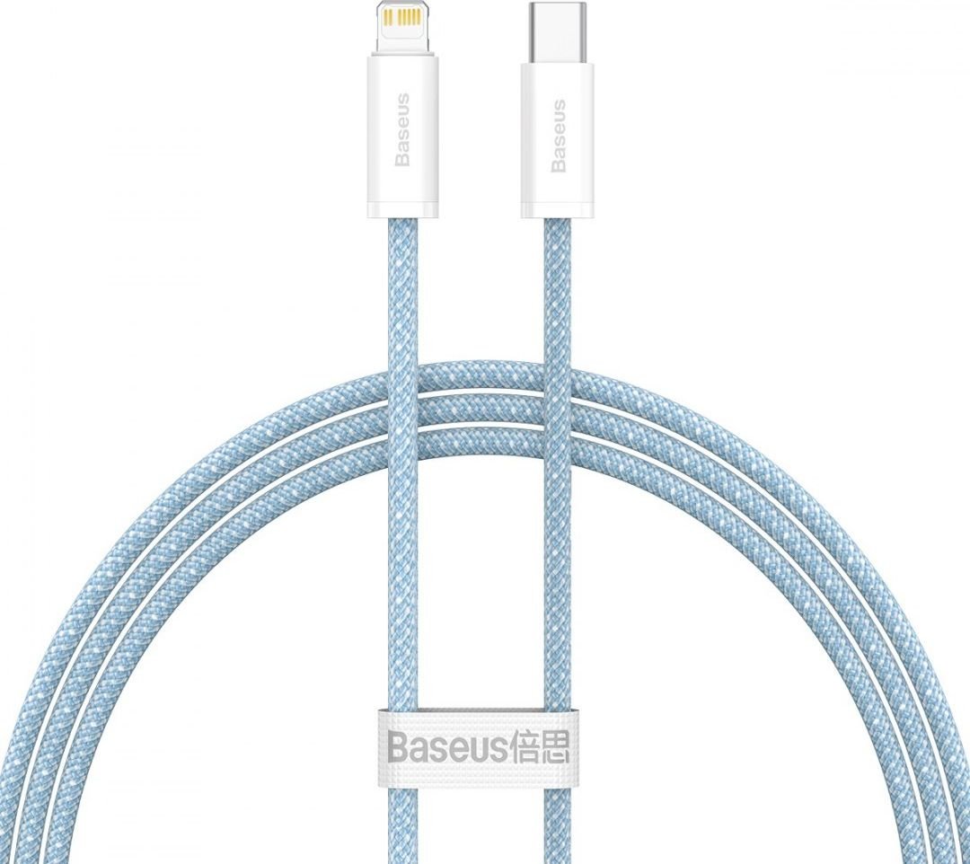 Baseus USB-C - Cablu USB Lightning 1 m Albastru (BSU3066BLU)