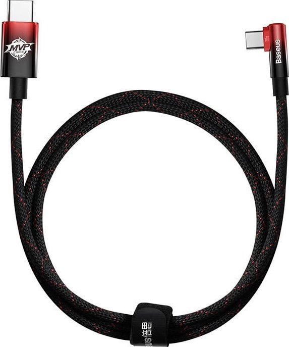 Baseus USB-C - cablu USB-C 2 m negru-rosu (CAVP000720)