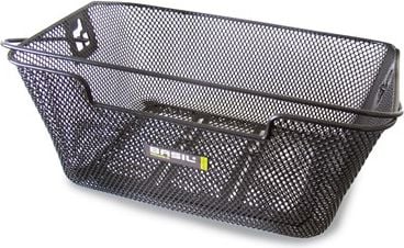 Basket CAPRI portbagaj spate Flex cârlige de fund, oțel negru filmate (BAS-11169)