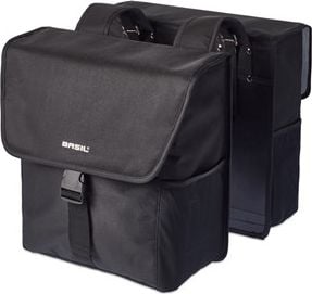 city ​​Sakwa double GO DOUBLE BAG 32L, benzi de fixare, negru (BAS-17654)