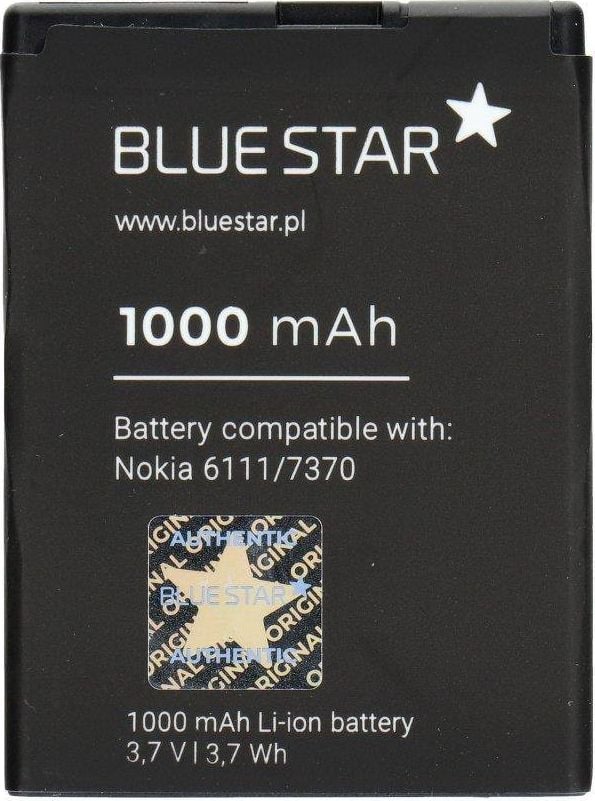Bateria Blue Star BlueStar Battery Nokia 6111 N76 7500 Li-Ion 1000 mAh Analog BL-4B