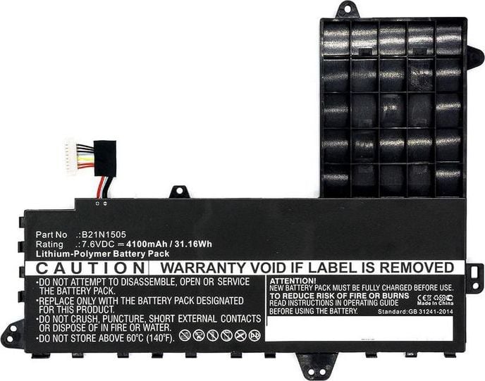 Baterie CoreParts pentru Asus 26Wh Li-Pol 7.6V 3400mAh Negru, E402S, E402SA, E502S