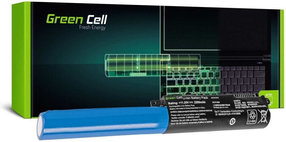 Bateria Green Cell do Asus A31N1519 F540 F540L F540S R540 (AS86)